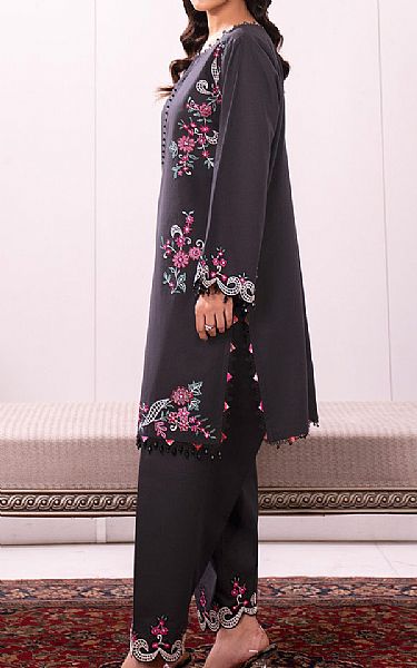 So Kamal Black Lawn Suit (2 pcs) | Pakistani Lawn Dress in USA- Image 2