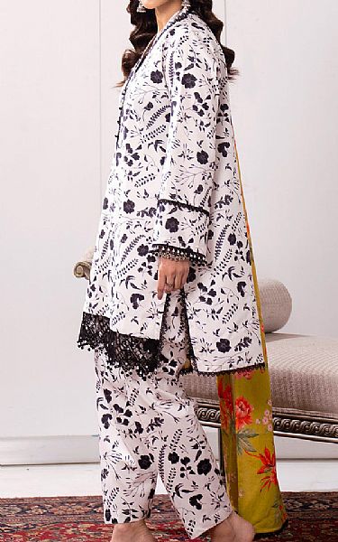 So Kamal Off White/Black Lawn Suit | Pakistani Lawn Dress in USA- Image 2