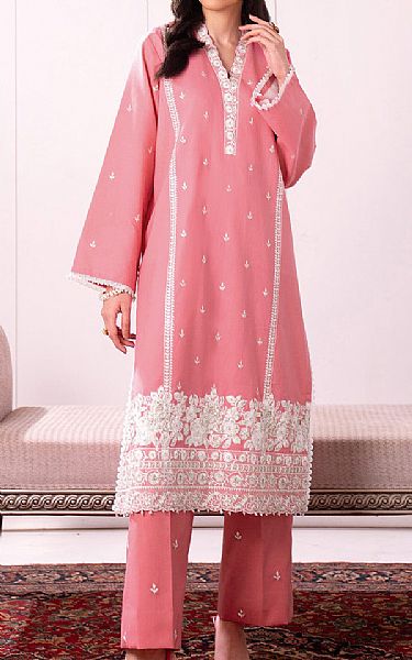 So Kamal Pink Lawn Suit (2 pcs) | Pakistani Lawn Dress in USA- Image 1