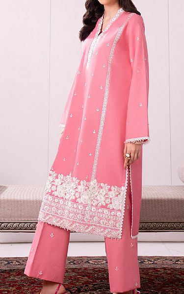 So Kamal Pink Lawn Suit (2 pcs) | Pakistani Lawn Dress in USA- Image 2
