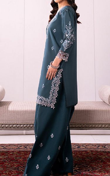 So Kamal Slate Grey Lawn Suit (2 pcs) | Pakistani Lawn Dress in USA- Image 2