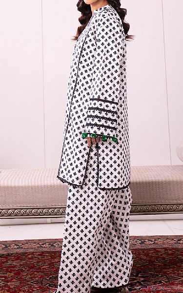 So Kamal Off White Lawn Suit (2 pcs) | Pakistani Lawn Dress in USA- Image 2