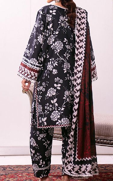 So Kamal Black Lawn Suit | Pakistani Lawn Dress in USA- Image 2
