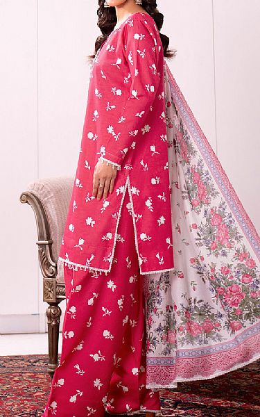 So Kamal Dark Pink Lawn Suit | Pakistani Lawn Dress in USA- Image 2
