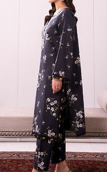 So Kamal Black Lawn Suit (2 pcs) | Pakistani Lawn Dress in USA- Image 2