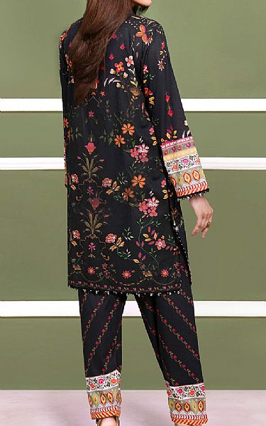 So Kamal Black Viscose Suit (2 pcs) | Pakistani Winter Dresses in USA- Image 2