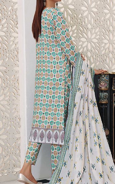 Vs Textile White Lawn Suit | Pakistani Lawn Dress in USA- Image 2
