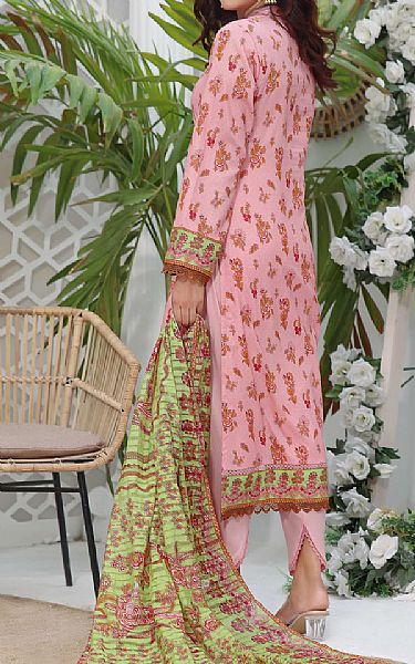 Vs Textile Baby Pink Lawn Suit | Pakistani Lawn Dress in USA- Image 2