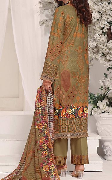 Vs Textile Brown Lawn Suit | Pakistani Lawn Suits- Image 2