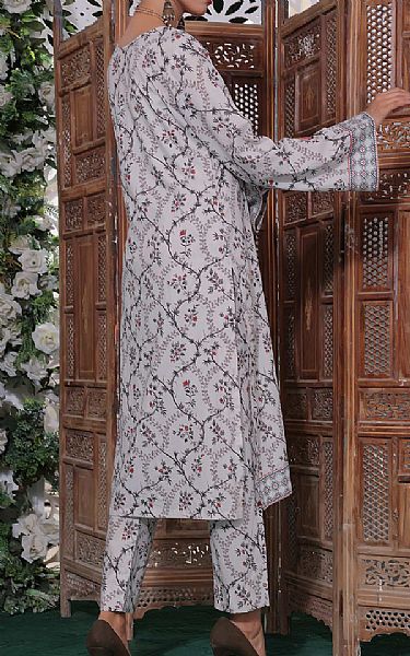 Vs Textile White Lawn Suit (2 Pcs) | Pakistani Lawn Suits- Image 2