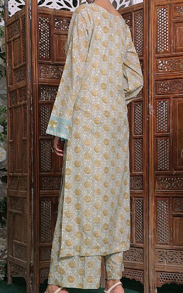 Vs Textile Grey Lawn Suit (2 Pcs) | Pakistani Lawn Suits- Image 2