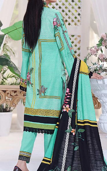 Vs Textile Cyan Khaddar Suit | Pakistani Winter Dresses- Image 2