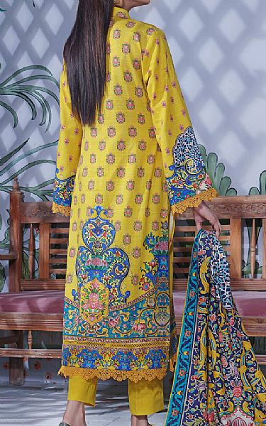 Vs Textile Golden Yellow Khaddar Suit | Pakistani Winter Dresses- Image 2