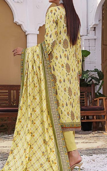Vs Textile Yellow Lawn Suit | Pakistani Lawn Suits- Image 2