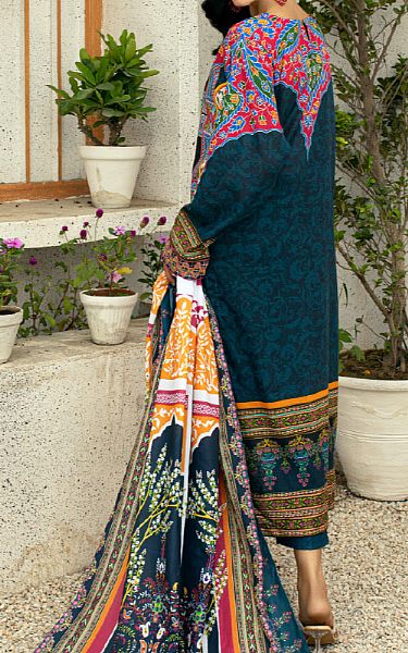 Vs Textile Navy Blue Lawn Suit | Pakistani Lawn Suits- Image 2