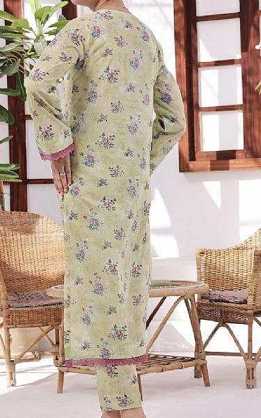 Vs Textile Light Pistachio Lawn Suit (2 Pcs) | Pakistani Lawn Dress in USA- Image 2