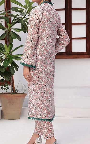 Vs Textile Pink Lawn Suit (2 Pcs) | Pakistani Lawn Dress in USA- Image 2