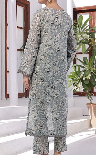 Vs Textile Grey Lawn Suit (2 Pcs) | Pakistani Lawn Dress in USA- Image 2