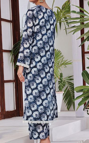 Vs Textile Navy Lawn Suit (2 Pcs) | Pakistani Lawn Dress in USA- Image 2