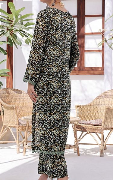 Vs Textile Black/Green Lawn Suit (2 Pcs) | Pakistani Lawn Dress in USA- Image 2