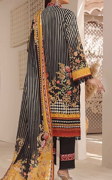 Vs Textile Black Lawn Suit | Pakistani Lawn Suits- Image 2