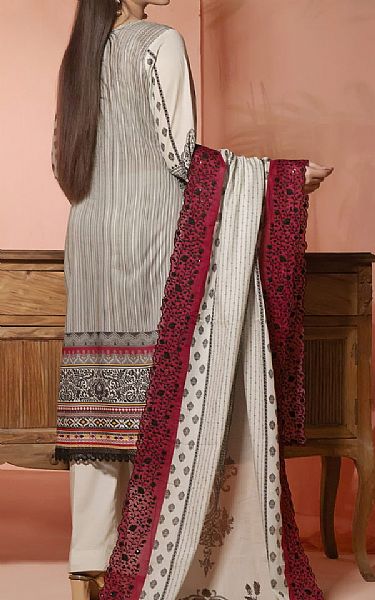Vs Textile Off-white Lawn Suit | Pakistani Lawn Suits- Image 2