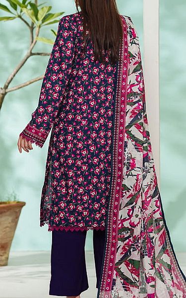 Vs Textile Indigo Lawn Suit | Pakistani Lawn Dress in USA- Image 2