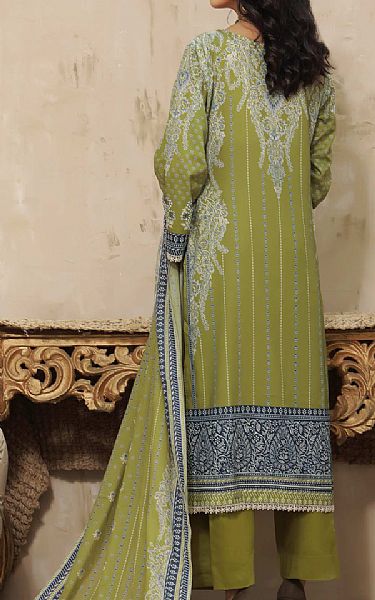 Vs Textile Apple Green Cambric Suit | Pakistani Winter Dresses- Image 2