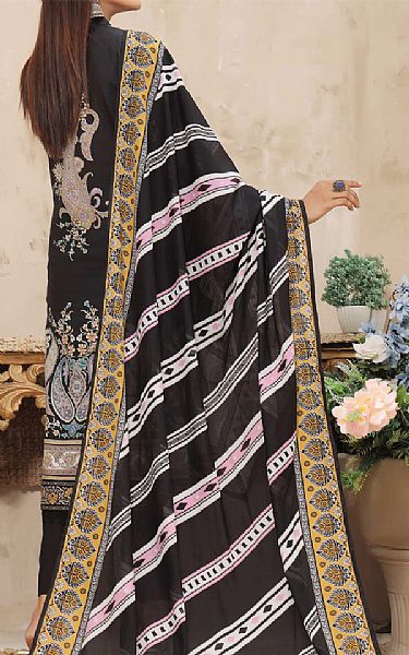 Vs Textile Black Cambric Suit | Pakistani Winter Dresses- Image 2