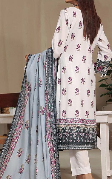 Vs Textile Off-white/Grey Cambric Suit | Pakistani Winter Dresses in USA- Image 2