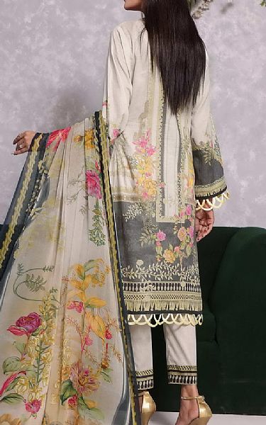 Vs Textile White Lawn Suit | Pakistani Lawn Dress in USA- Image 2