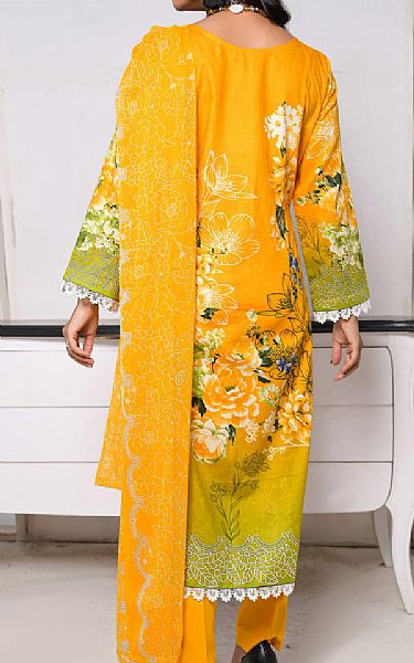Vs Textile Mustard Lawn Suit | Pakistani Lawn Dress in USA- Image 2
