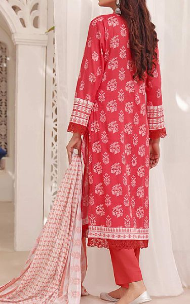 Vs Textile Brink Pink Lawn Suit | Pakistani Lawn Suits- Image 2