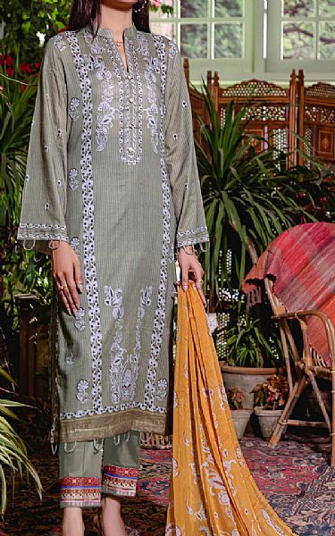Vs Textile Grey Lawn Suit | Pakistani Lawn Suits- Image 1