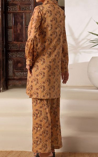 Vs Textile Brown Cotton Suit (2 Pcs) | Pakistani Lawn Dress in USA- Image 2