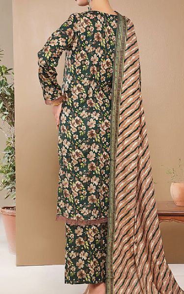 Vs Textile Green Cambric Suit | Pakistani Lawn Dress in USA- Image 2