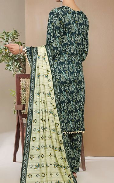 Vs Textile Teal Green Cambric Suit | Pakistani Lawn Dress in USA- Image 2