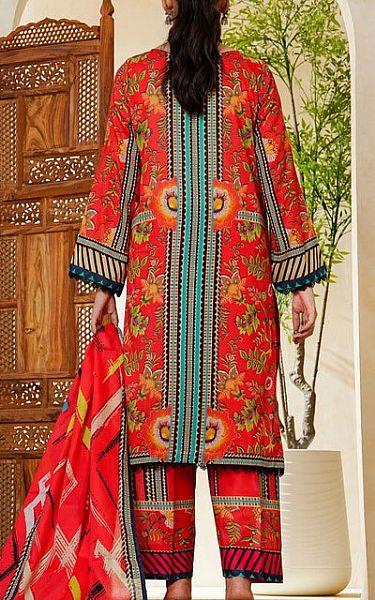 Vs Textile Scarlet Lawn Suit | Pakistani Lawn Dress in USA- Image 2