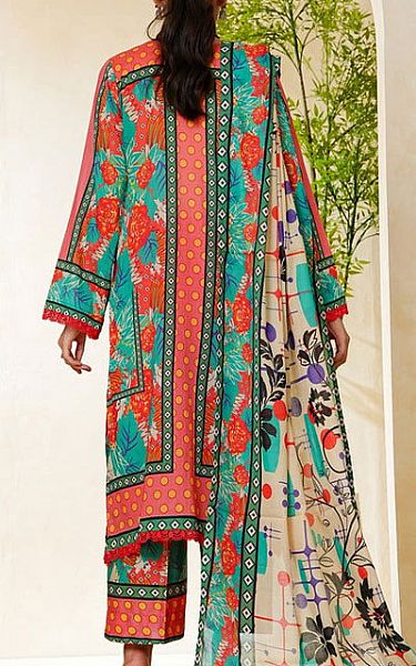 Vs Textile Coral Lawn Suit | Pakistani Lawn Dress in USA- Image 2