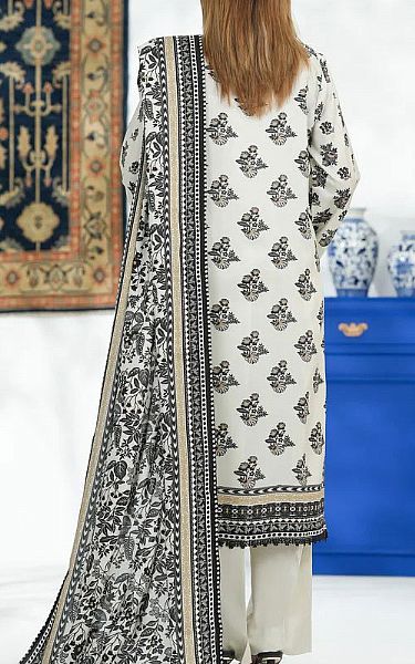 Vs Textile Off-white Viscose Suit | Pakistani Winter Dresses in USA- Image 2