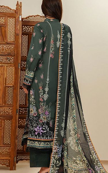 Vs Textile Green Lawn Suit | Pakistani Lawn Dress in USA- Image 2