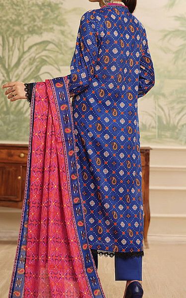 Vs Textile Blue Lawn Suit | Pakistani Lawn Dress in USA- Image 2