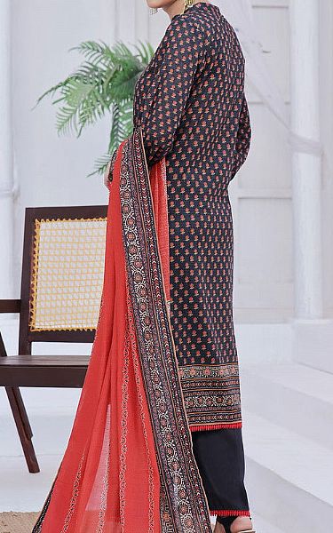 Vs Textile Black Lawn Suit | Pakistani Lawn Dress in USA- Image 2