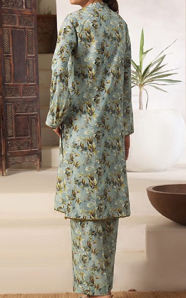 Vs Textile Summer Green Cambric Suit (2 pcs) | Pakistani Winter Dresses in USA- Image 2