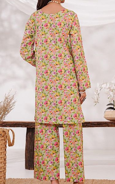 Vs Textile Pale Green Cambric Suit (2 pcs) | Pakistani Winter Dresses in USA- Image 2