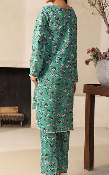 Vs Textile Sea Green Cambric Suit (2 pcs) | Pakistani Winter Dresses in USA- Image 2