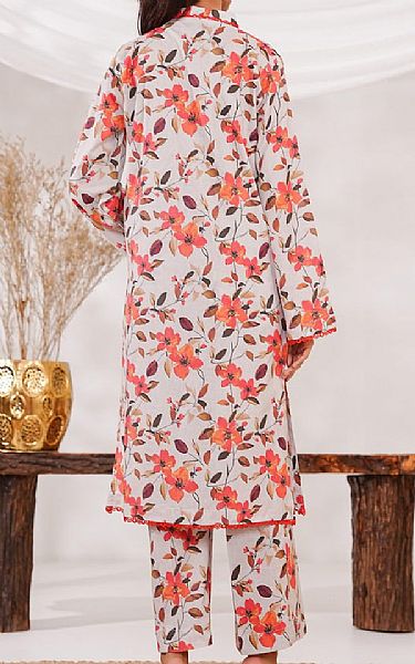 Vs Textile Light Grey Cambric Suit (2 pcs) | Pakistani Winter Dresses in USA- Image 2