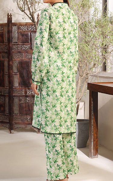 Vs Textile Light Green Cambric Suit (2 pcs) | Pakistani Winter Dresses in USA- Image 2