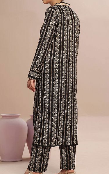 Vs Textile Black Cambric Suit (2 Pcs) | Pakistani Winter Dresses in USA- Image 2