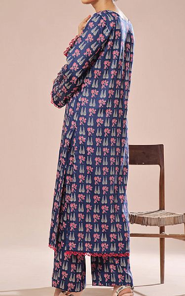 Vs Textile Blue Cambric Suit (2 Pcs) | Pakistani Winter Dresses in USA- Image 2